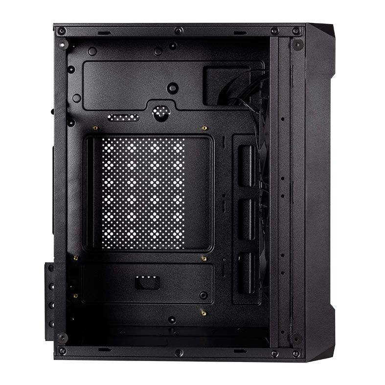 Gabinete Gamer TGT Jester, Lateral de Vidro, Com 2 Ventoinhas, Preto, TGT-JSR-BKGF01