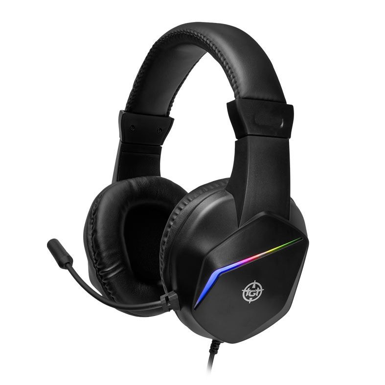Kit TGT Player 4x1, Rainbow, Teclado ABNT2, Mouse 1200 DPI, Headset Drivers 40mm, Mousepad 200x180x3, TGT-KPLR-01-BK