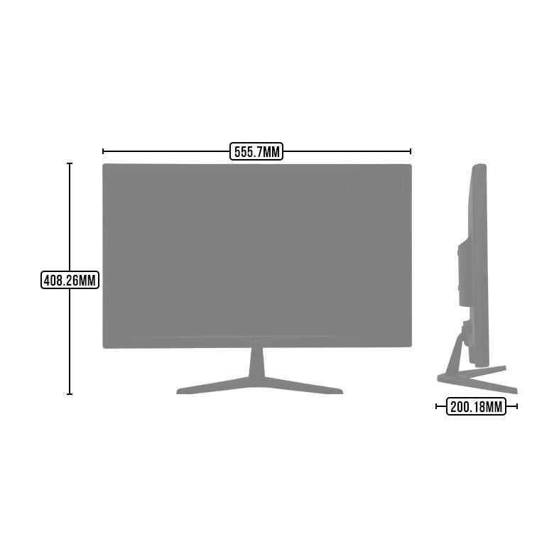 Monitor TGT MG24, 24 Pol. LED FHD, 3ms, 60Hz, HDMI/VGA, TGT-M245M60-01