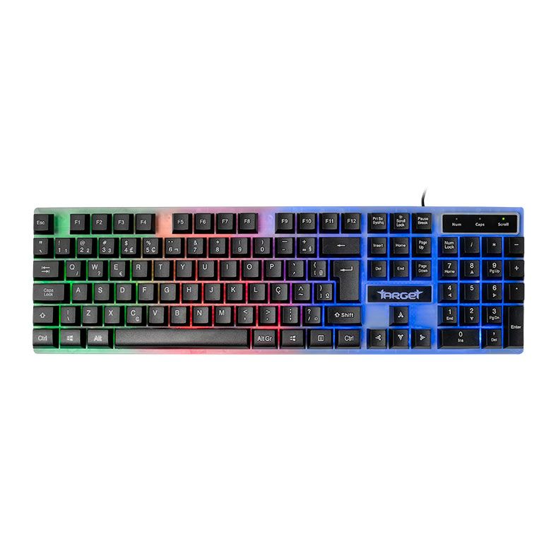 sato　ARMADA ALPHA ONE にMARKER GRIFFON Teclado Gamer TGT M60 A1, Rainbow, ABNT2, Branco, TGT-M60A1-RBW01