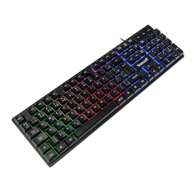 Teclado Gamer TGT M60 A2, Rainbow, ABNT2, Preto, TGT-M60A2-RBW01
