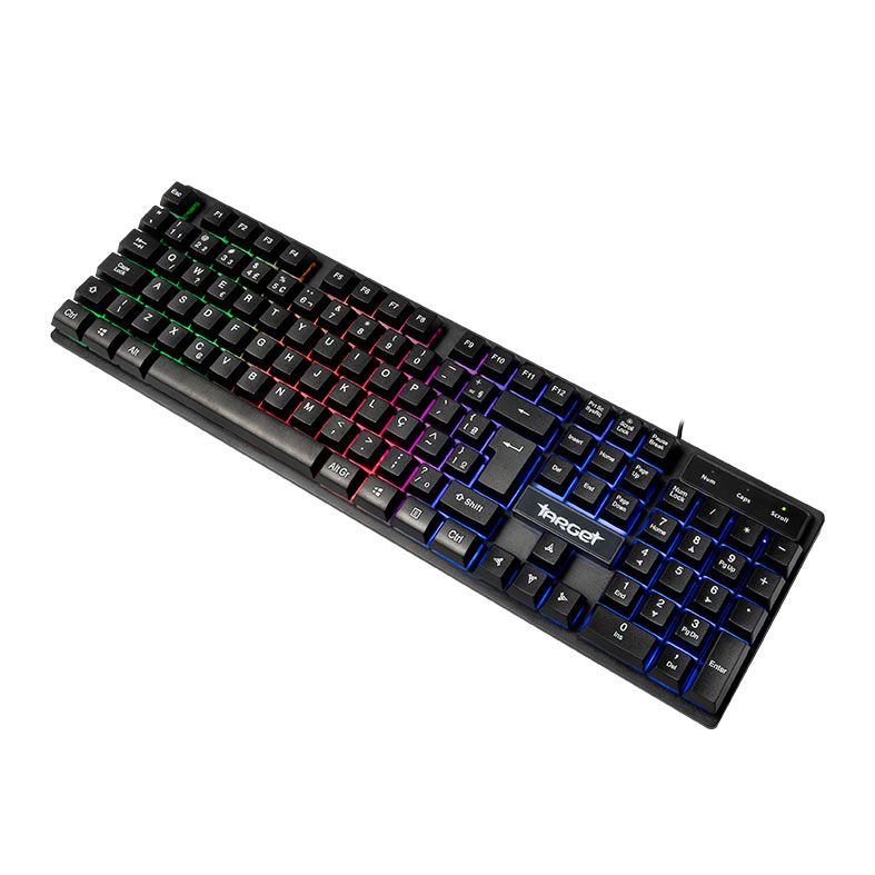 Teclado Gamer TGT M60 A2, Rainbow, ABNT2, Preto, TGT-M60A2-RBW01