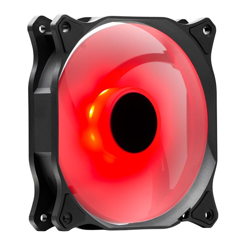 Ventoinha TGT Mirage, 120mm, Led Vermelho, TGT-MRG120-RED