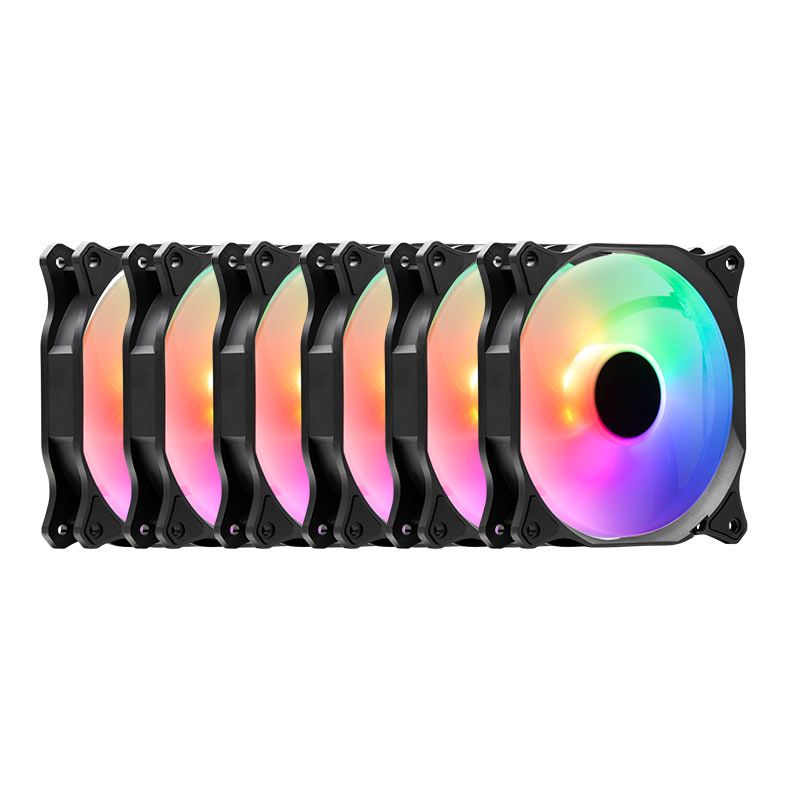 Kit Ventoinha TGT Mirage, 6x120mm, Led RGB, TGT-MRG120-RGB6
