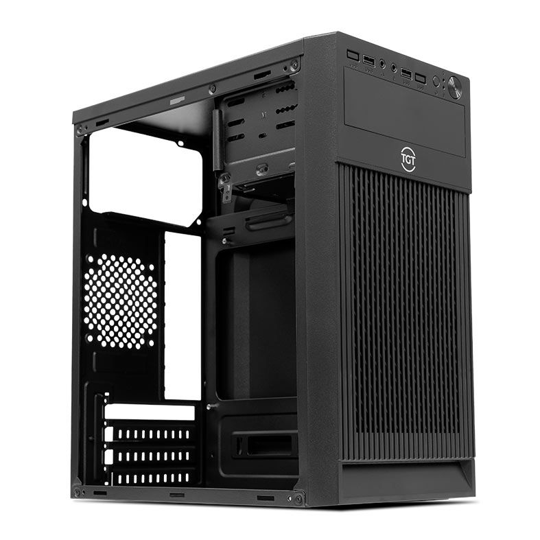 Gabinete TGT Rebel, Mini-Tower, Com 1 Fan, Preto, TGT-RBL-BKF01