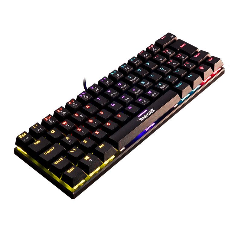 OPENBOX Teclado Mecanico TGT Sherman V3 C1, Rainbow, ABNT2, Switch