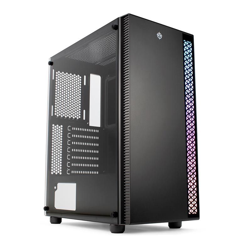 Gabinete Gamer TGT Skylancer Lateral De Vidro Preto, TGT-SKL-BL01
