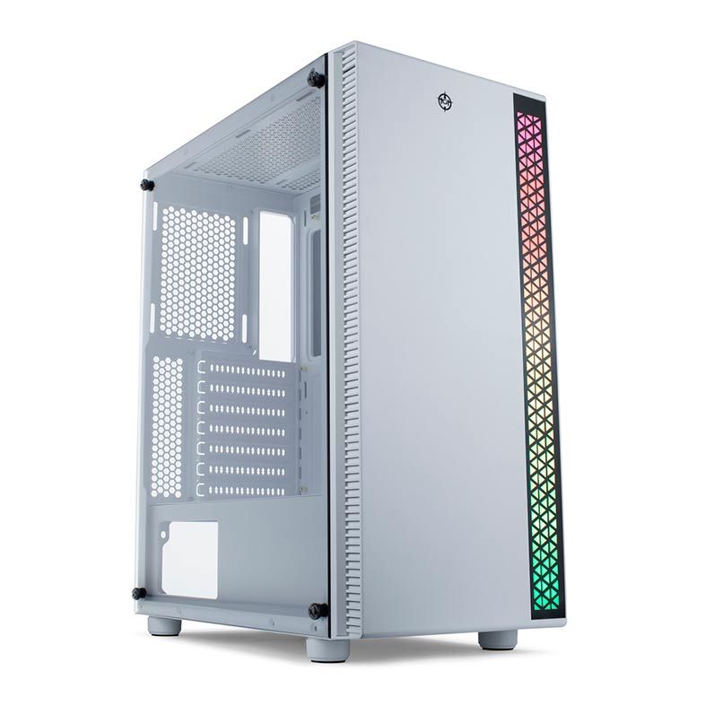 Gabinete Gamer TGT Skylancer Lateral De Vidro Branco, TGT-SKL-WT01