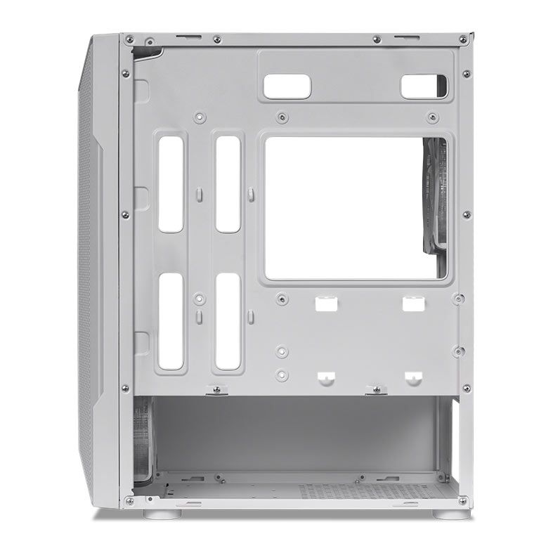 Gabinete Gamer TGT Skylancer V2, Mid-Tower, Lateral De Vidro, Com 4 Fans, Branco, TGT-SKLV2-WH-4F