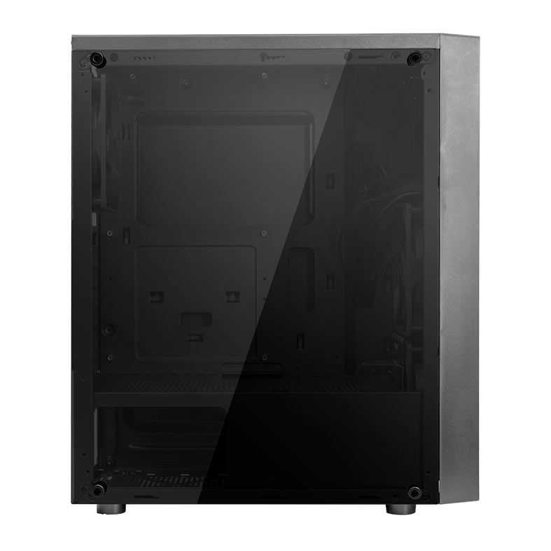 Gabinete Gamer TGT Stalker, RGB, Mid-Tower, Lateral Acrilico, Com 3 Fans, Preto, TGT-SKR-RGB01