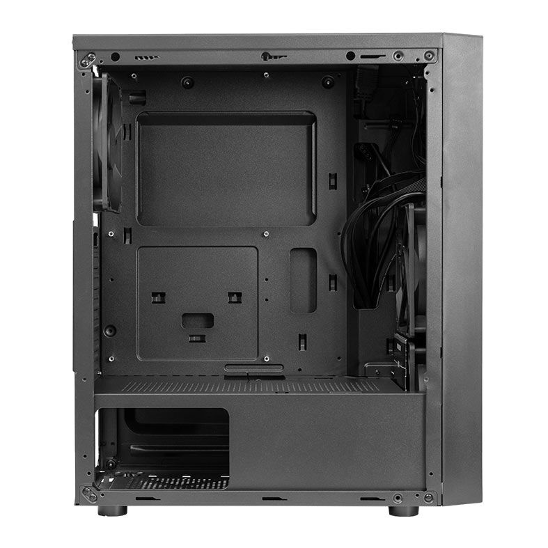 Gabinete Gamer TGT Stalker, RGB, Mid-Tower, Lateral Acrilico, Com 3 Fans, Preto, TGT-SKR-RGB01