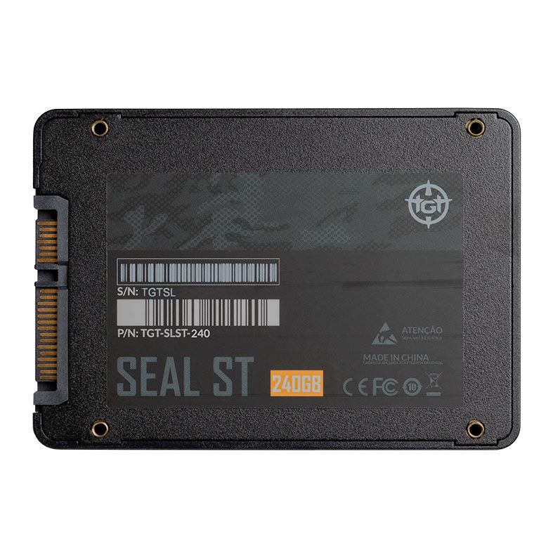 SSD TGT Seal ST, 240GB, Sata III 6GB/s, Leitura 500 MB/s, Gravacao 450 MB/s, TGT-SLST-240