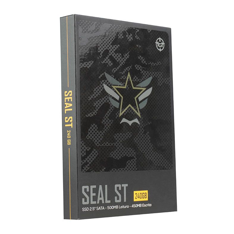 SSD TGT Seal ST, 240GB, Sata III 6GB/s, Leitura 500 MB/s, Gravacao 450 MB/s, TGT-SLST-240
