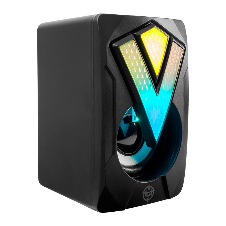 Caixa de Som TGT Spheris, Rainbow, 2x3W RMS, USB, Preto, TGT-SPH-RB01