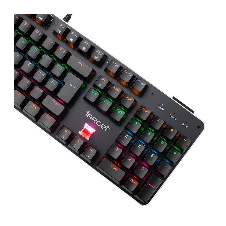 Teclado Mecanico TGT Spawn Ultimate Rainbow Switch Outemu Red, TGT-SPWULT-BLORO1