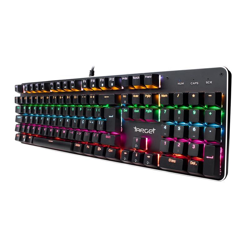 Teclado Mecanico TGT Spawn Ultimate Rainbow Switch Outemu Red, TGT-SPWULT-BLORO1