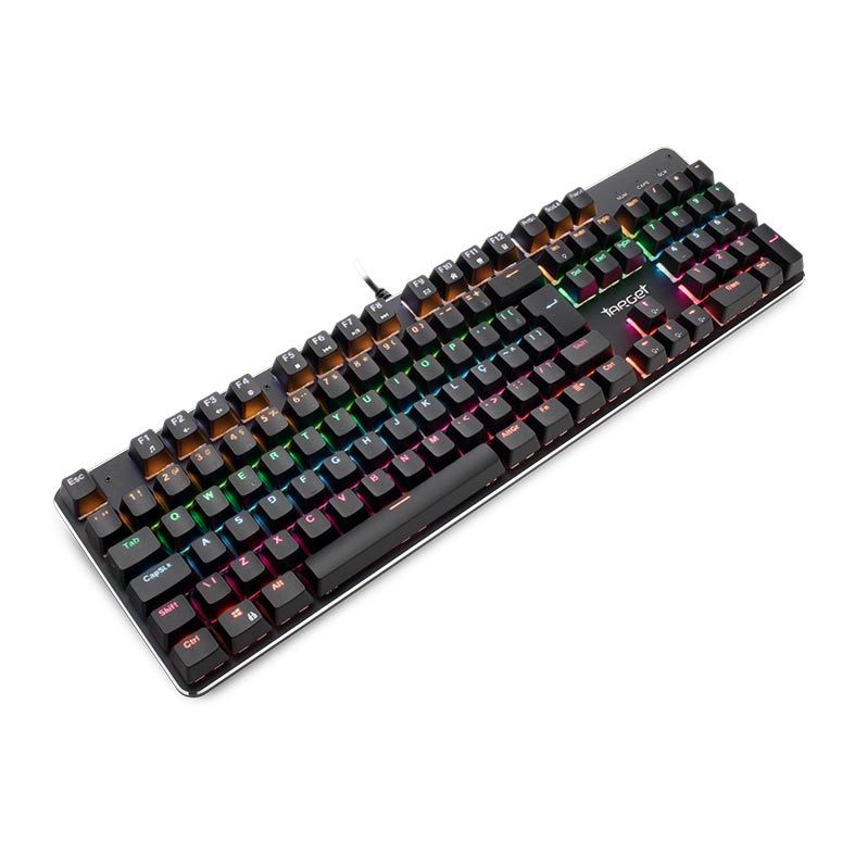 Teclado Mecanico TGT Spawn Ultimate Rainbow Switch Outemu Red, TGT-SPWULT-BLORO1