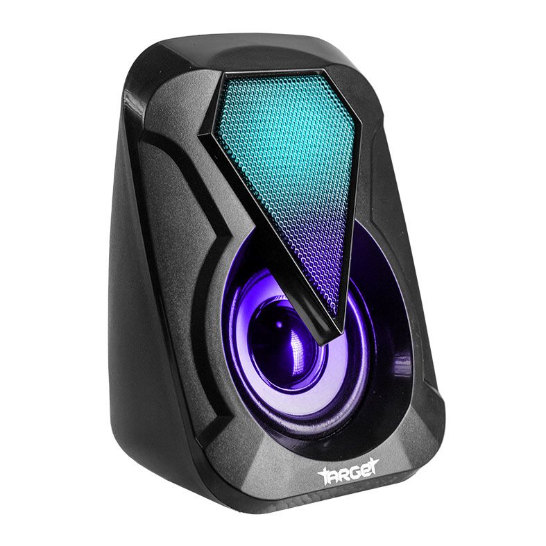 Caixa de Som TGT Sentry, Rainbow, 2x3W RMS, Preto, TGT-STY-RBW01