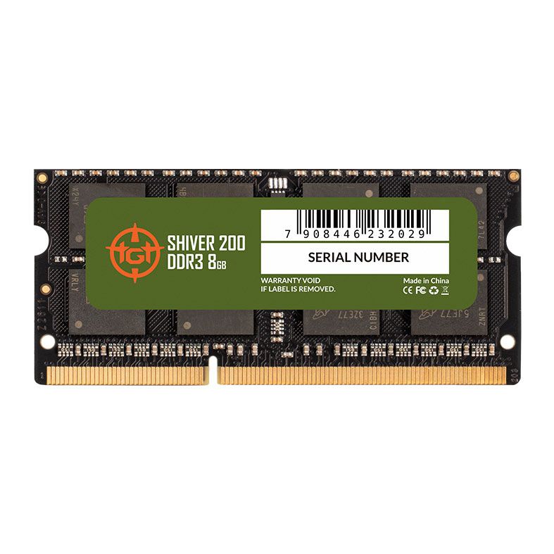Memoria Para Notebook TGT Shiver 200, 8GB (1x8GB), DDR3, 1600MHz, CL11, TGT-SVR200-8GB