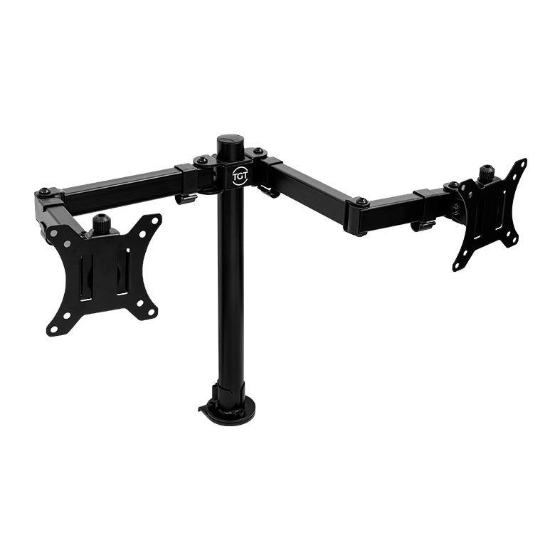 Suporte Articulado Para 2 Monitores TGT TMS 180, 13 Pol. a 32 Pol., Preto, TGT-TMS180-BL01