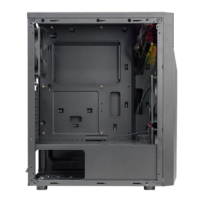 Gabinete Gamer TGT Tracer, RGB, Mid-Tower, Lateral Acrilico, Com 3 Fans, Preto, TGT-TRC-RGB01