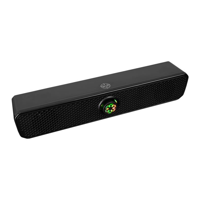 Caixa de Som TGT Voltrix Lite, Rainbow, 2x3W RMS, USB, Preto, TGT-VTX-RB01