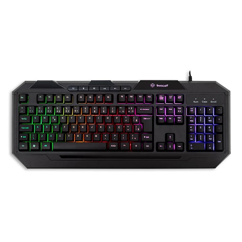 Kit Teclado e Mouse Gamer TGT Warfare I Rainbow RGB, TGT-WARI-01