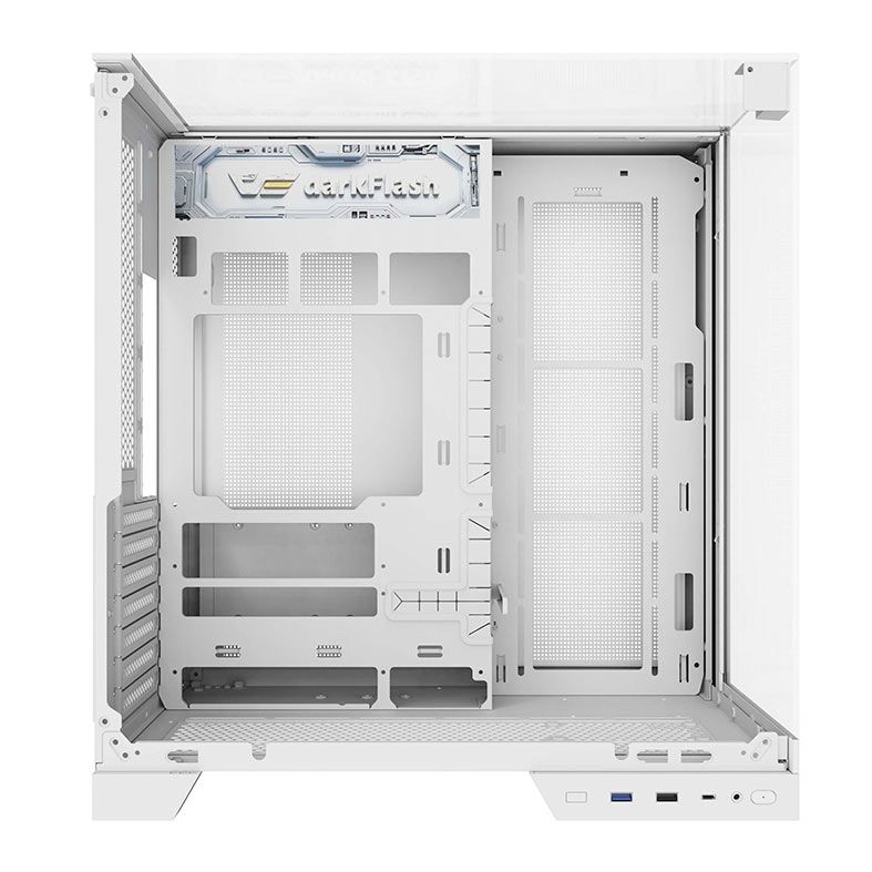 Gabinete Gamer Aigo Darkflash TH285 PLUS, ARGB, Mid-Tower, Lateral De Vidro, Com 8 Fans, Branco, TH285-PLUS-PC-CASE-WHITE