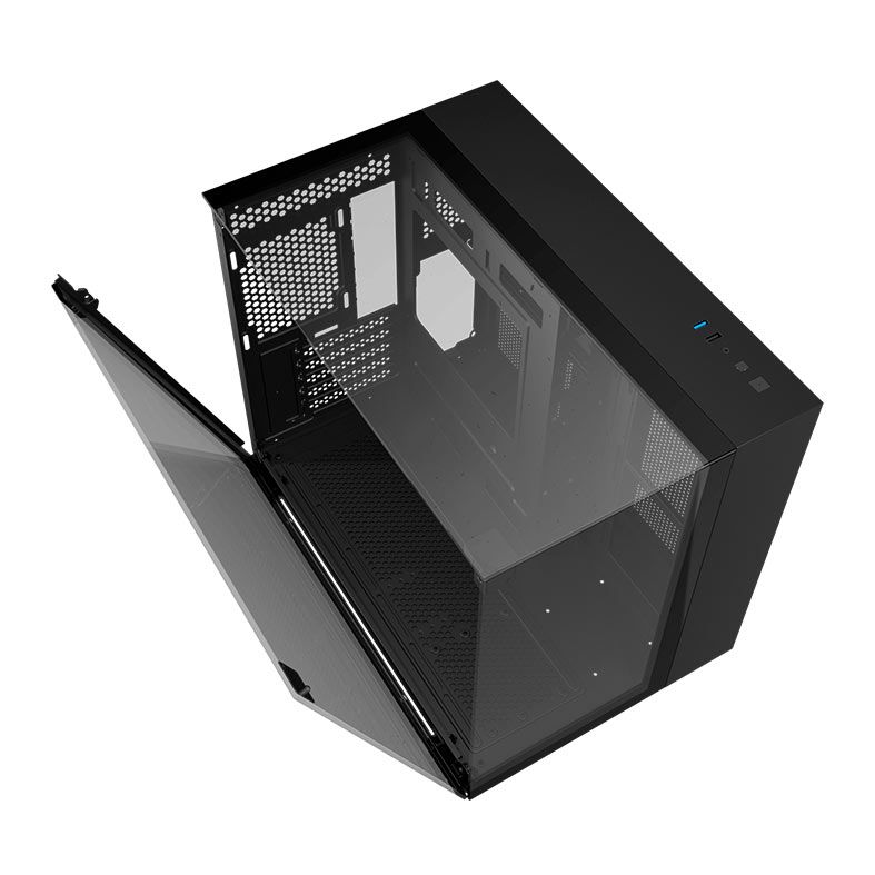Gabinete Gamer Aigo Darkflash TH285M, Mid-Tower, Lateral de Vidro, Preto, TH285M-BK