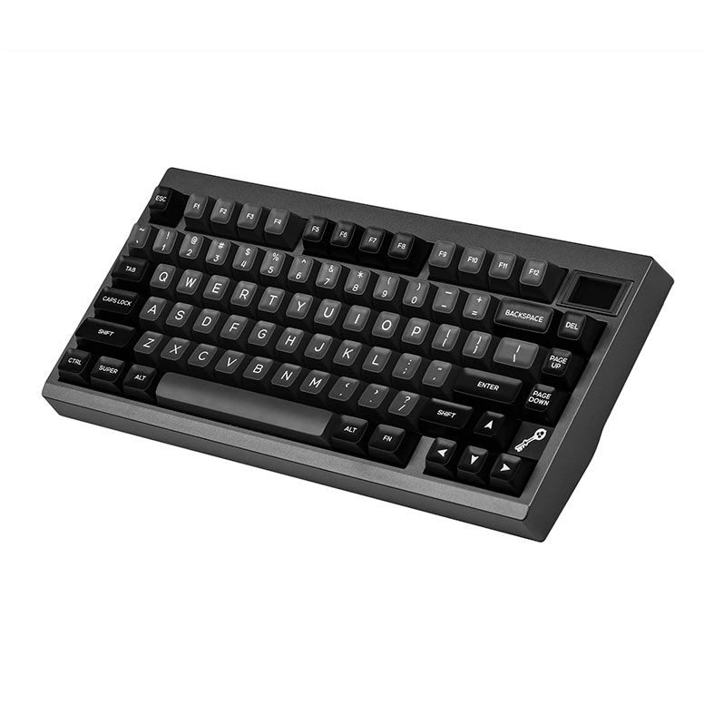 Teclado Mecanico Epomaker TH80 Pro V2, ARGB, VIA, Switch Wisteria Linear, Black, TH80PROV2-BK-WSLN