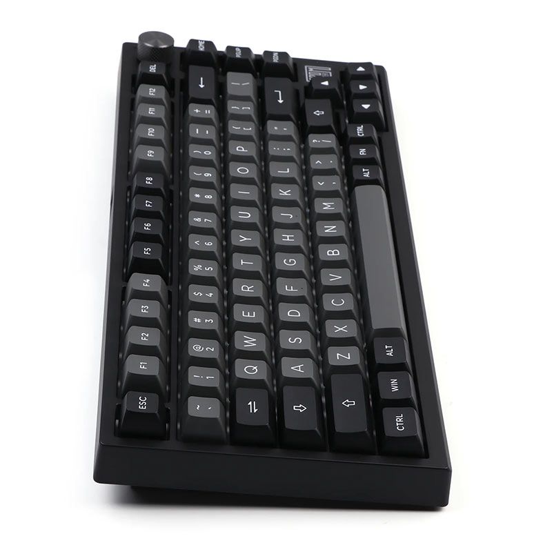 Teclado Mecanico Epomaker TH80 SE, Switch Budgerigar Tactile, Black Silver, TH80SE-BS-BDTC
