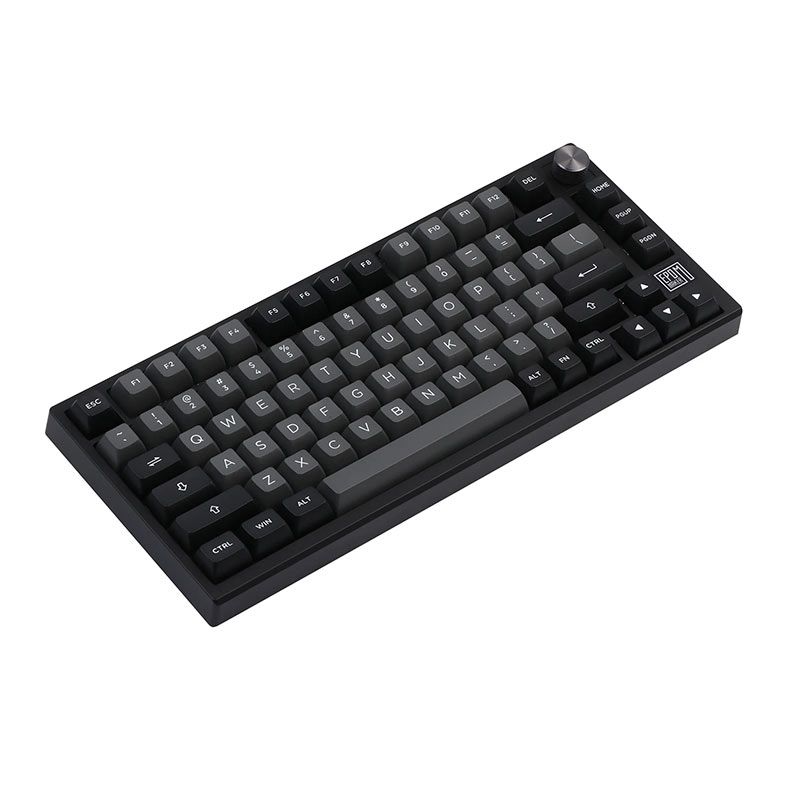 Teclado Mecanico Epomaker TH80 SE, Switch Budgerigar Tactile, Black Silver, TH80SE-BS-BDTC