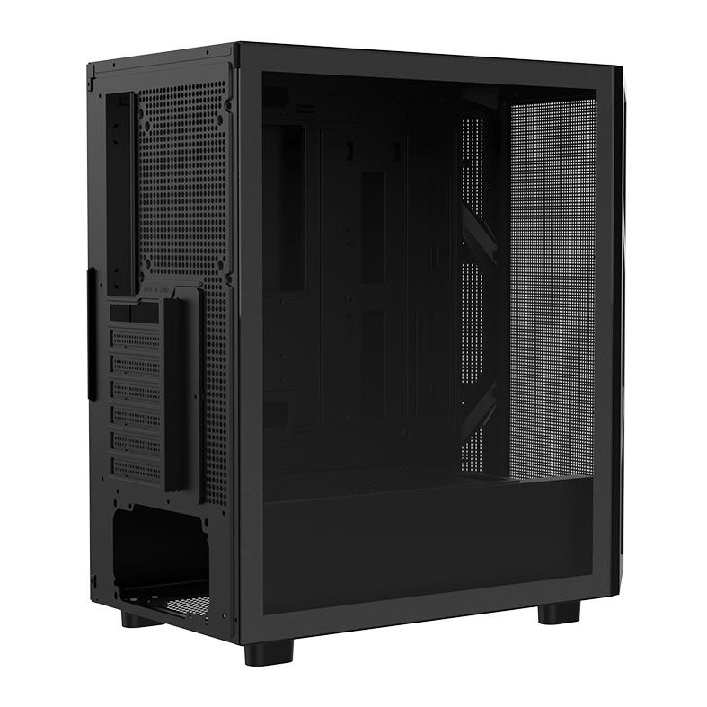 Gabinete Gamer Alseye Tide, Mid-Tower, Lateral de Vidro, Preto, TIDE-BK