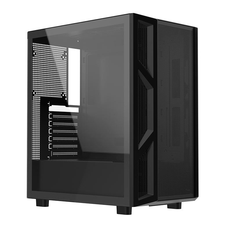 Gabinete Gamer Alseye Tide, Mid-Tower, Lateral de Vidro, Preto, TIDE-BK
