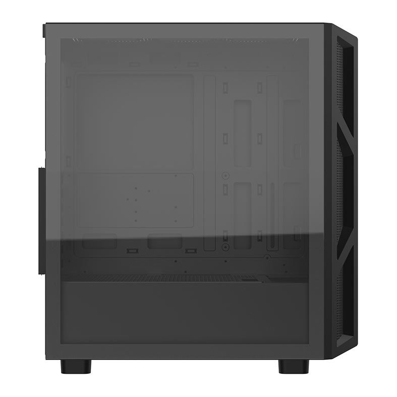 Gabinete Gamer Alseye Tide, Mid-Tower, Lateral de Vidro, Preto, TIDE-BK