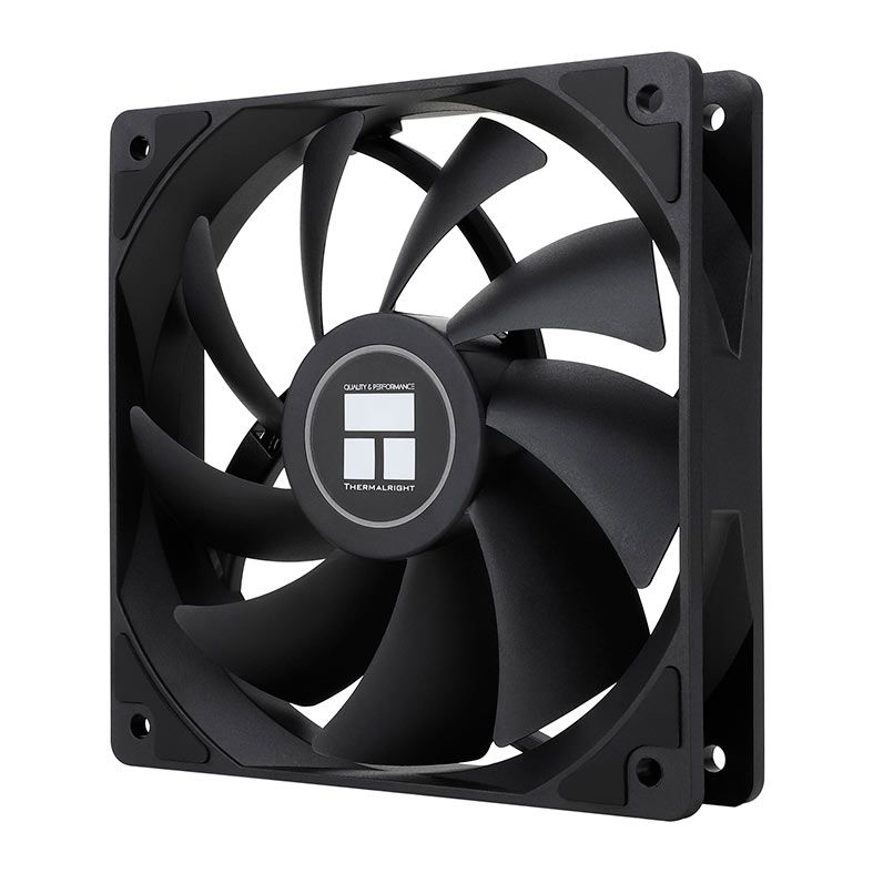 Ventoinha Thermalright TL-C12C, 120mm, Preto, TL-C12C-BK