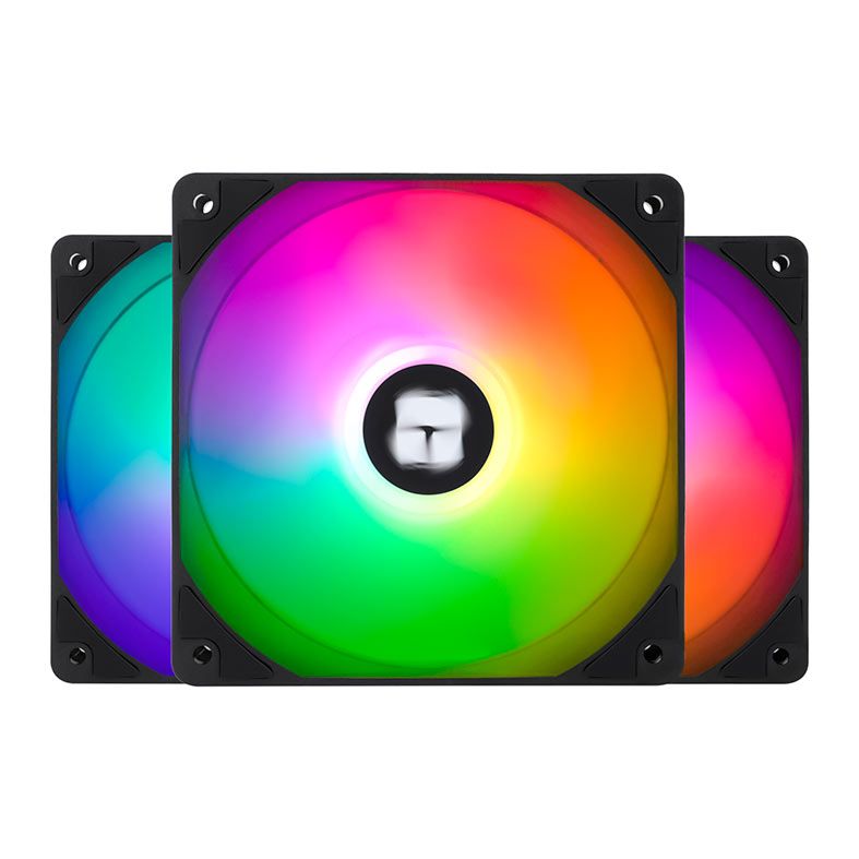 Kit Ventoinhas Thermalright TL-C12C-S X3, ARGB, 3x120mm, Preto, TL-C12C-S-X3