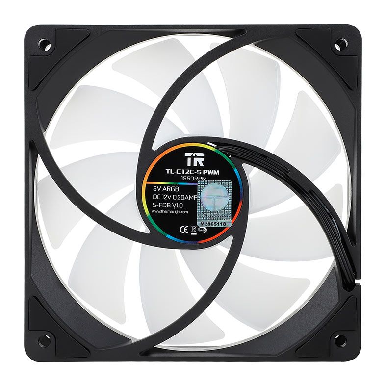 Kit Ventoinhas Thermalright TL-C12C-S X3, ARGB, 3x120mm, Preto, TL-C12C-S-X3