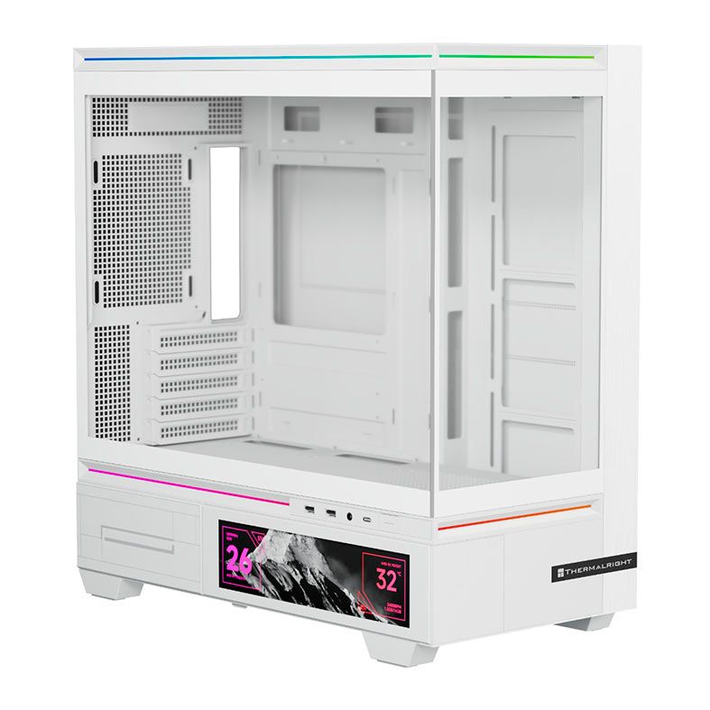 Gabinete Gamer Thermalright TL-M10 Vision, Mid-Tower, Lateral de Vidro, Branco, TL-M10-VISION-WH