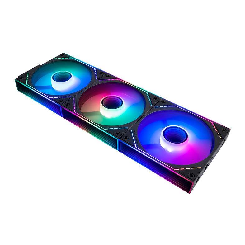 Kit Ventoinhas Thermalright TL-M12Q-S, ARGB, 3x120mm, Preto, TL-M12Q-S-X3