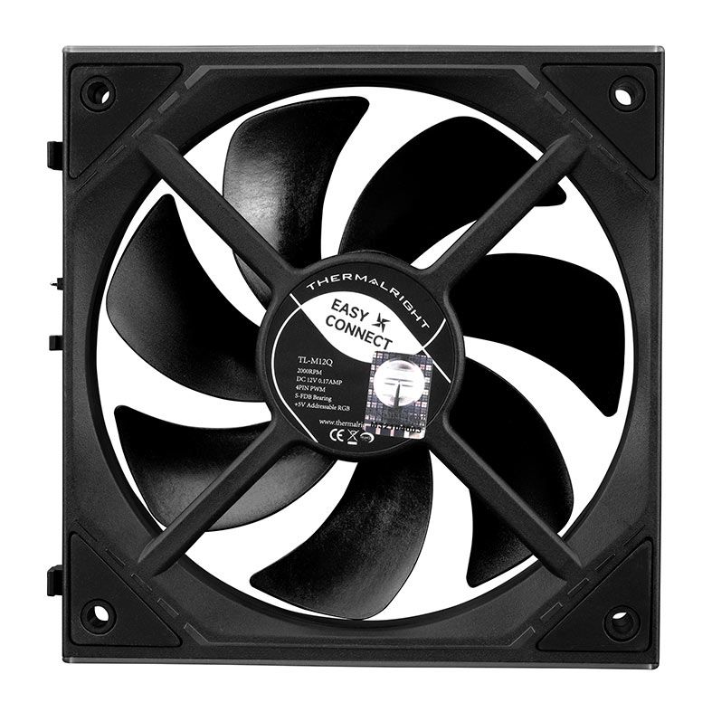 Kit Ventoinhas Thermalright TL-M12Q, ARGB, 3x120mm, Preto, TL-M12Q-X3