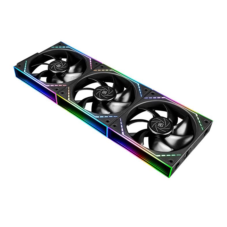 Kit Ventoinhas Thermalright TL-M12Q, ARGB, 3x120mm, Preto, TL-M12Q-X3