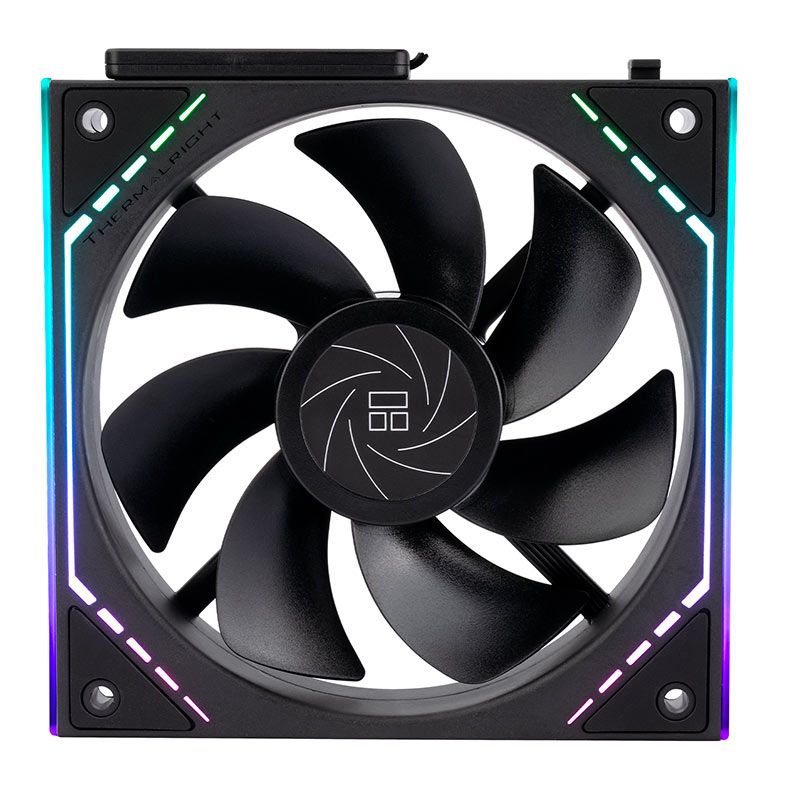 Kit Ventoinhas Thermalright TL-M12QR, ARGB, Reversa, 3x120mm, Preto, TL-M12QR-X3