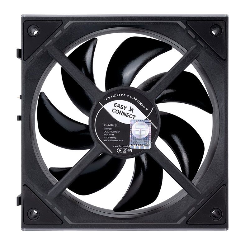 Kit Ventoinhas Thermalright TL-M12QR, ARGB, Reversa, 3x120mm, Preto, TL-M12QR-X3