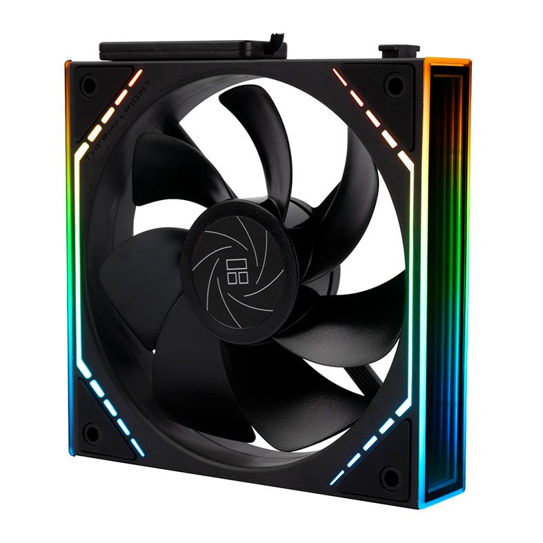 Kit Ventoinhas Thermalright TL-M12QR, ARGB, Reversa, 3x120mm, Preto, TL-M12QR-X3