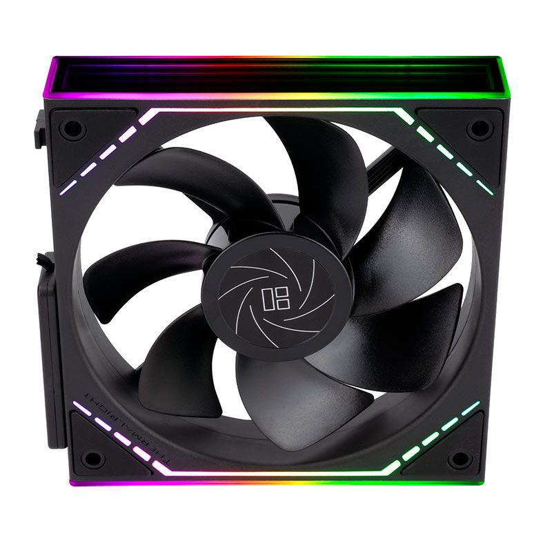 Kit Ventoinhas Thermalright TL-M12QR, ARGB, Reversa, 3x120mm, Preto, TL-M12QR-X3