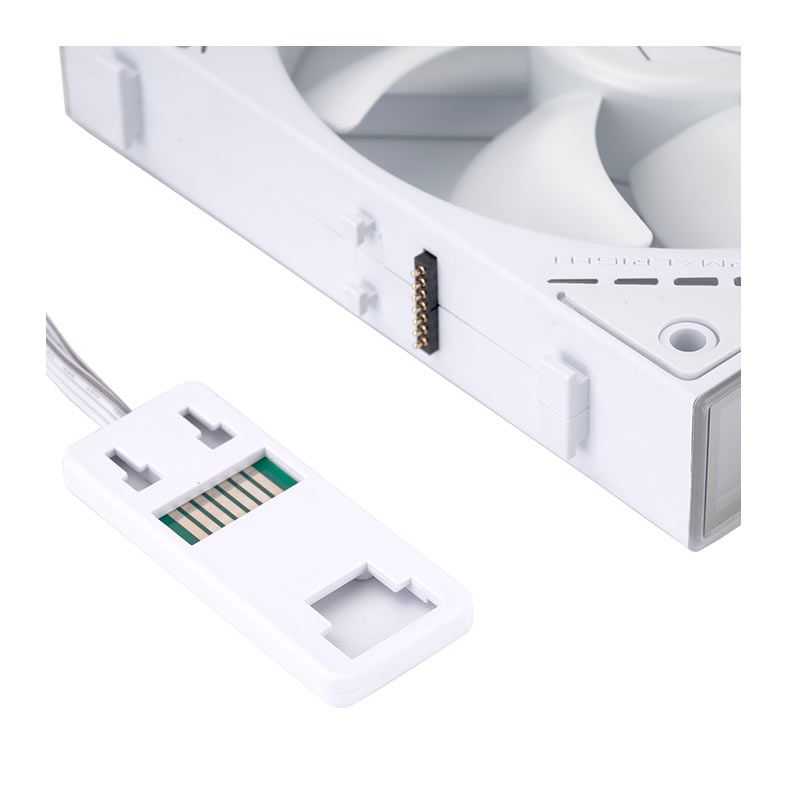 Kit Ventoinhas Thermalright TL-M12QW, ARGB, 3x120mm, Branco, TL-M12QW-X3