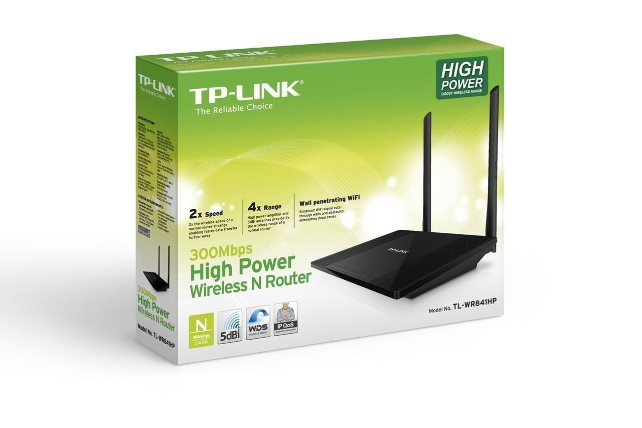 Roteador Wireless TP-Link TL-WR841HP 300Mbps - BOX