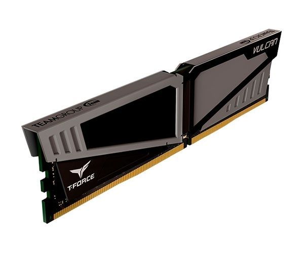 Memoria Team Group T-Force Vulcan 16GB (2x8) 2400MHz DDR4 Cinza, TLGD416G2400HC14DC01