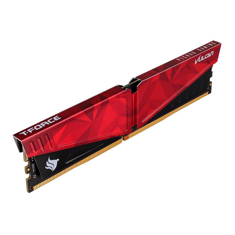 Memoria Team Group T-Force Vulcan Pichau 8GB (1x8) DDR4 3000Mhz Vermelha, TLPRD48G3000HC16C01